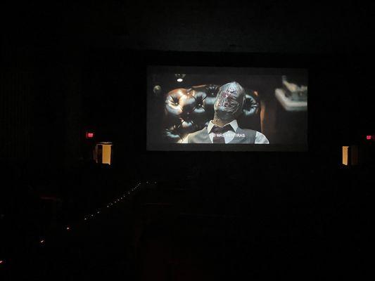 Auditorium #2 during a film, which is playing The Batman (2022)