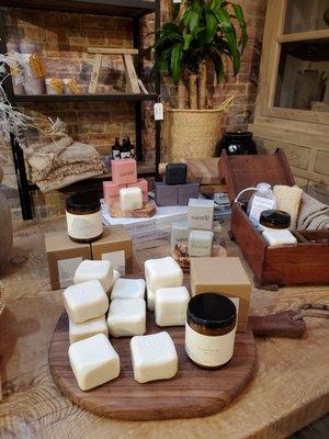 Candles, soaps, kitchen/entertaining items and more