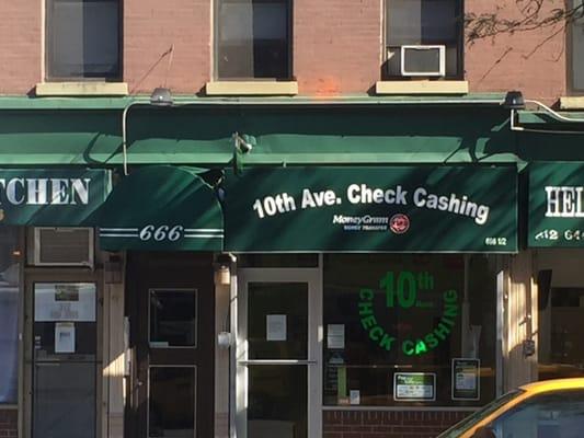 10th Avenue Check Cashing Corp