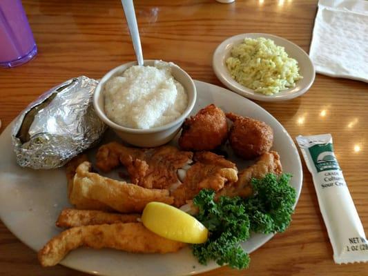 Fish nd grits