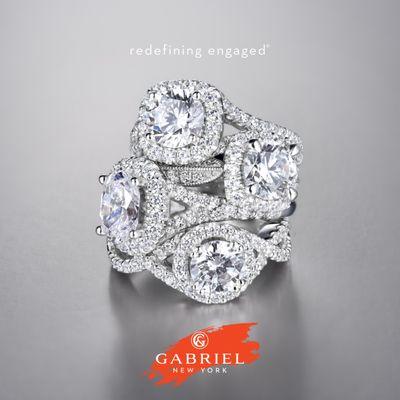 Gabriel & Co offers a wide range of styles to suit every bride.