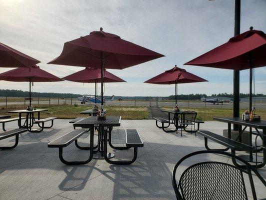 Outside dining area