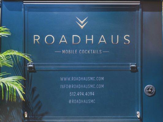 Every detail about the RoadHaus Cocktail Truck has been meticulously curated, including its attractive behind.