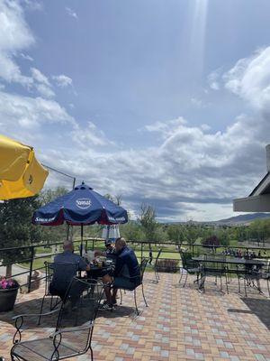 Beautiful restaurant patio