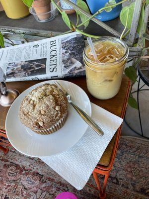 Muffin and Cold Brew