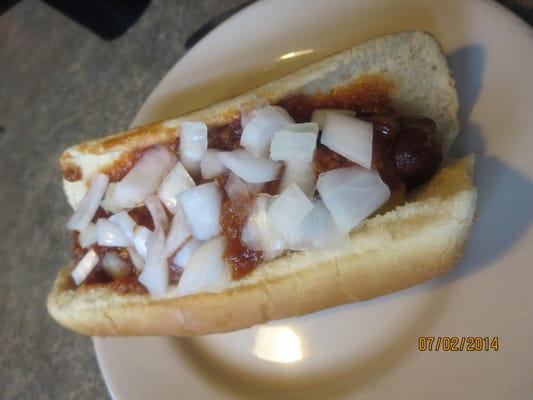 Hot Dog - Only $1.49, but I'd pass.