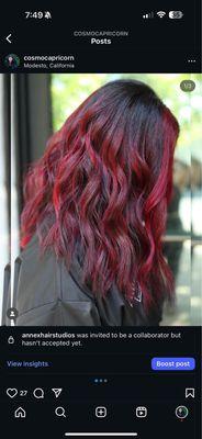 Hair color