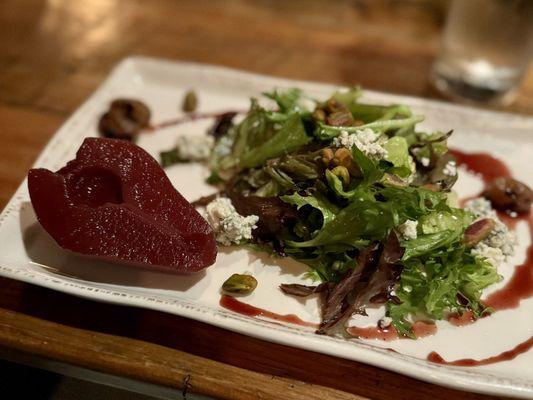 Poached Pear Salad - Very good