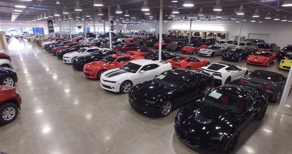 We have the largest indoor Chevrolet, LEED-Certified showroom in the United States!