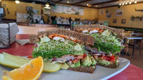 Farmers market sandwich