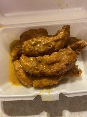 Golden fever chicken fingers