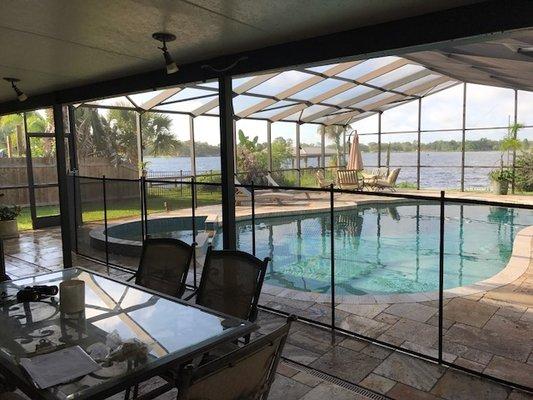 Pool Fence Casselberry FL 407-365-2400
 by Life Saver Pool Fence of Central Florida