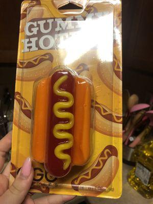 Large hot dog gummy