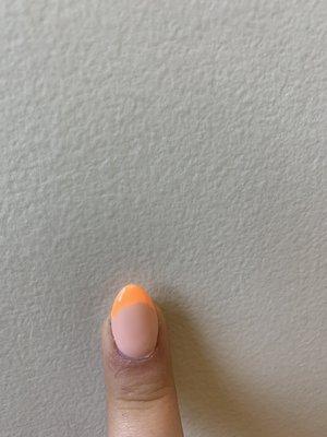 Short crooked nail