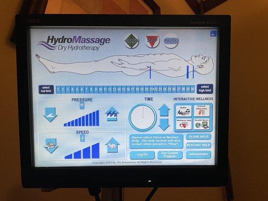 HydroMassage Bed