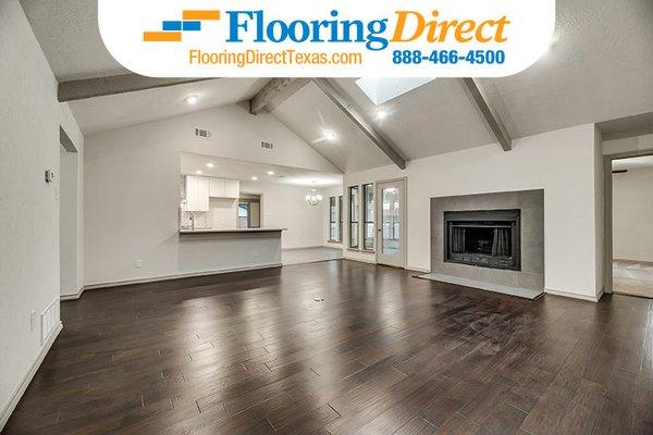 With Flooring Direct you'll get the excellent craftsmanship you're looking for as is seen in this photo from a Bedford, Texas home!