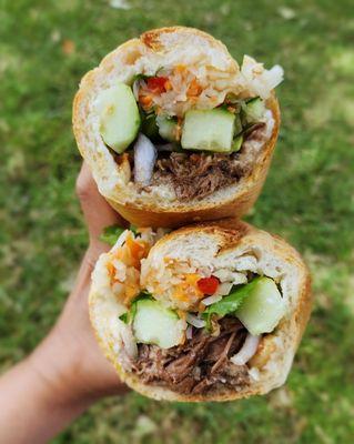 Beef Adobo Banh Mi