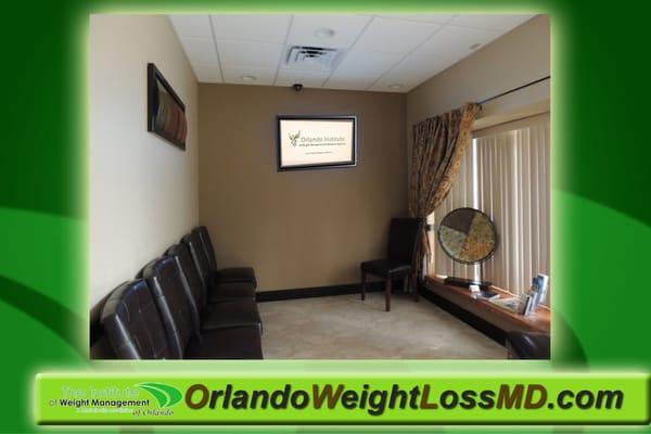 Waiting room office Dr.Green Orlando Weight Loss