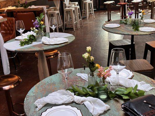 Venue open for private events on weekends and most weekdays