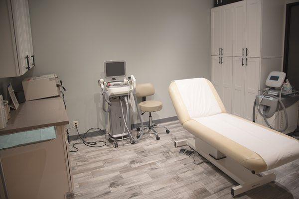 Treatment room at SkinMedix.