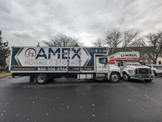 Four truck convoy from NJ to DC area