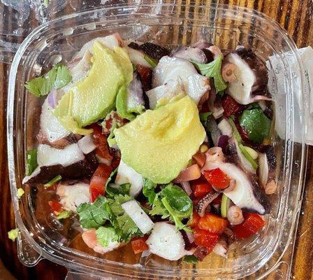 Octopus ceviche