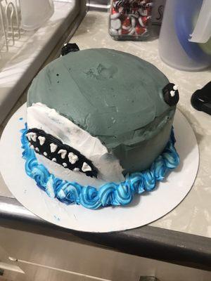 Shark cake