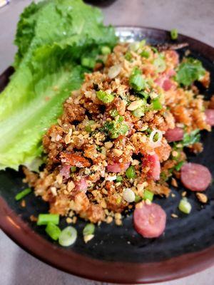 Crispy Naam Lettuce Wraps