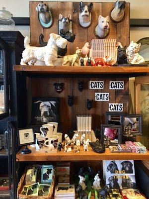 Areo loves dogs and pets!  Beautiful gift and home store!