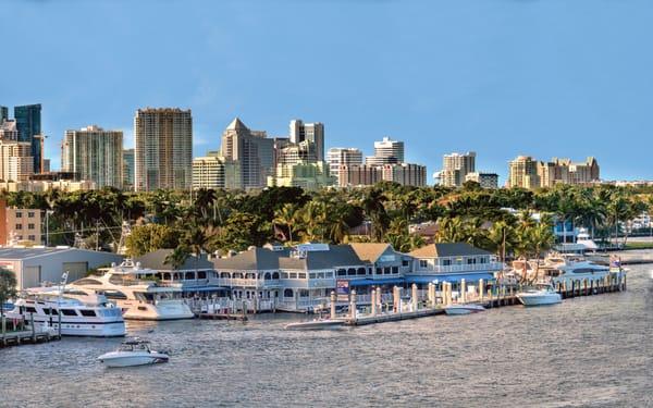 Lauderdale Marina is a nautical landmark on the Intracoastal Waterway established in 1948.