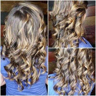 Bayalage cut and curl