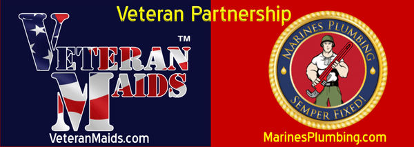 Veteran Maids & Marines Plumbing exclusive Partnership.