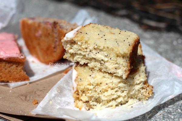 Inside of Citrus poppy seed cake ($3.70) - very sweet