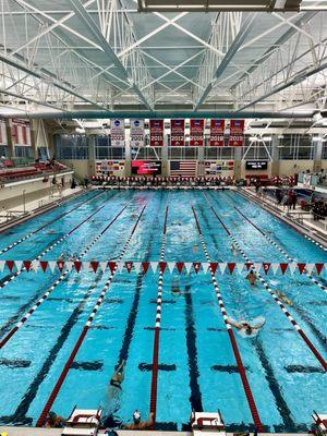 50 Meter Long Course set up for U.S, Olympic Trial cut attempts