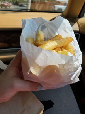 Upgraded large fries