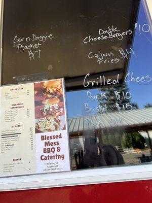 Menu window