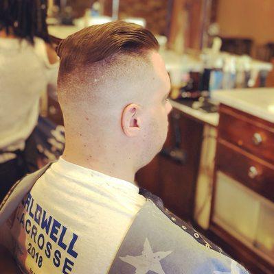 Skin fade by master barber Eli