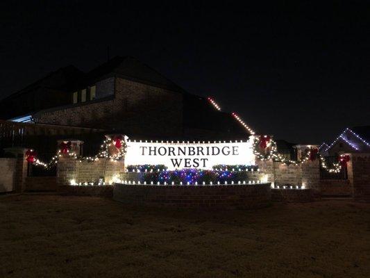 Thornbridge West Division.  HR Phoenix provided the homeowners with power.  They used the install for their Christmas lights, 2018!