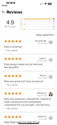 Our most recent Reviews