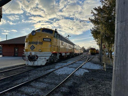 Romance of rail travel Can't be beat!