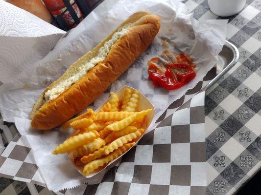 foot long and fries