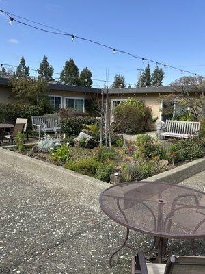 Center patio. Great for outdoors time with family!