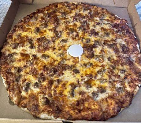 Bacon Cheeseburger Pizza