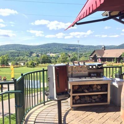 Biergarten, relaxing view