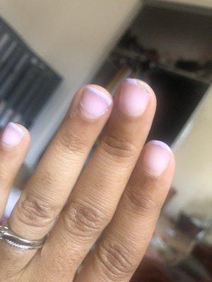 Trash! One week after gel nails