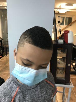 My son's haircut