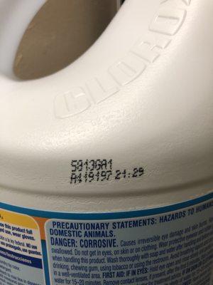 Fake Clorox Bleach Sold by Red Apple Farmer's Market