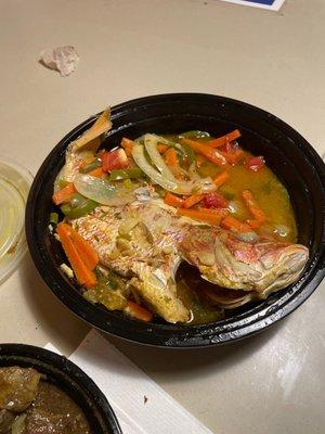 Steamed Red Snapper (FISH ONLY)