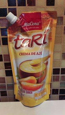 AlaCena Tarí Crema de Ají: Yellow hot chili sauce