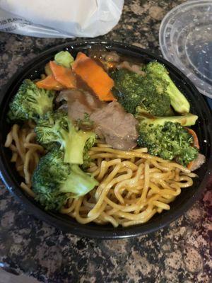 Beef with Broccoli Lunch